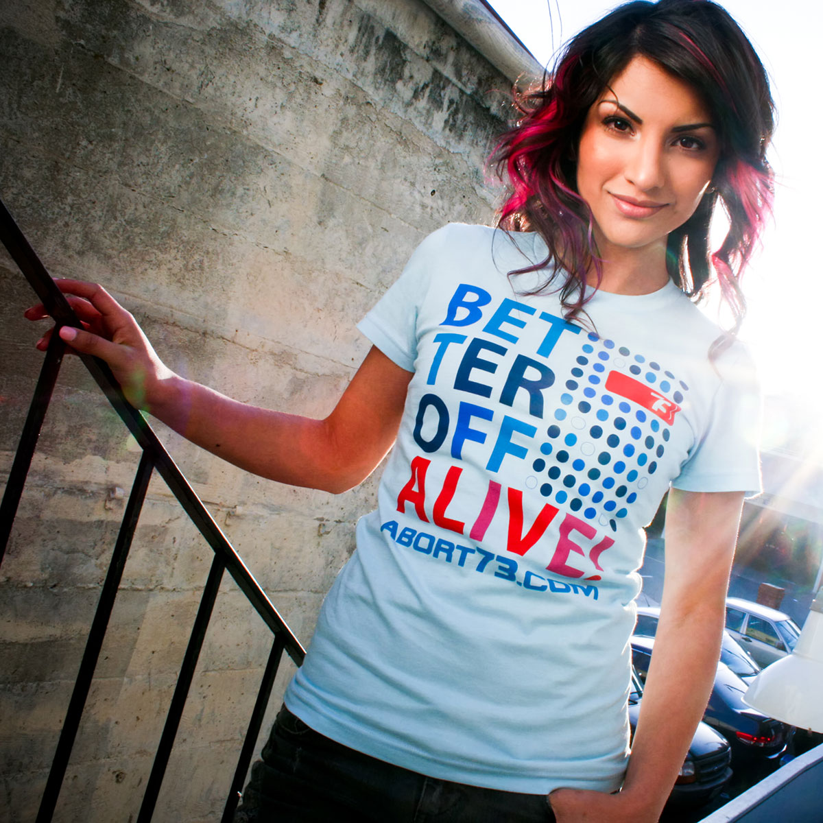 Better Off Alive (Abort73 Girls T-shirt)