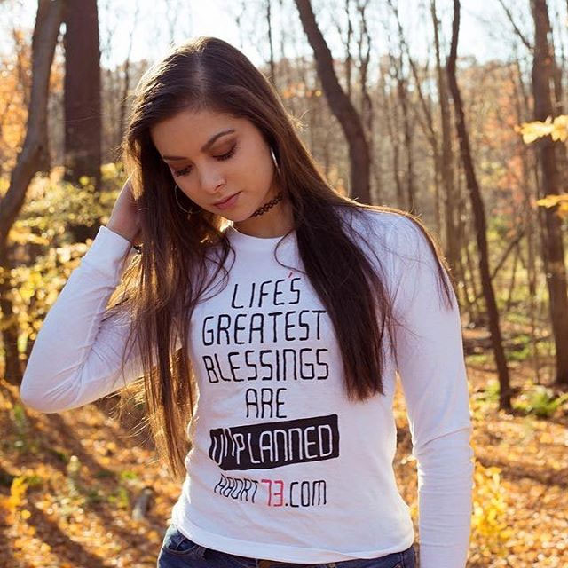Life’s Greatest Blessings Are Unplanned (Abort73 Girls Long Sleeve)