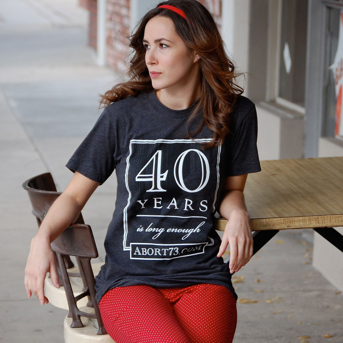 40 Years is Long Enough (Abort73 Unisex 50/50 T-shirt)
